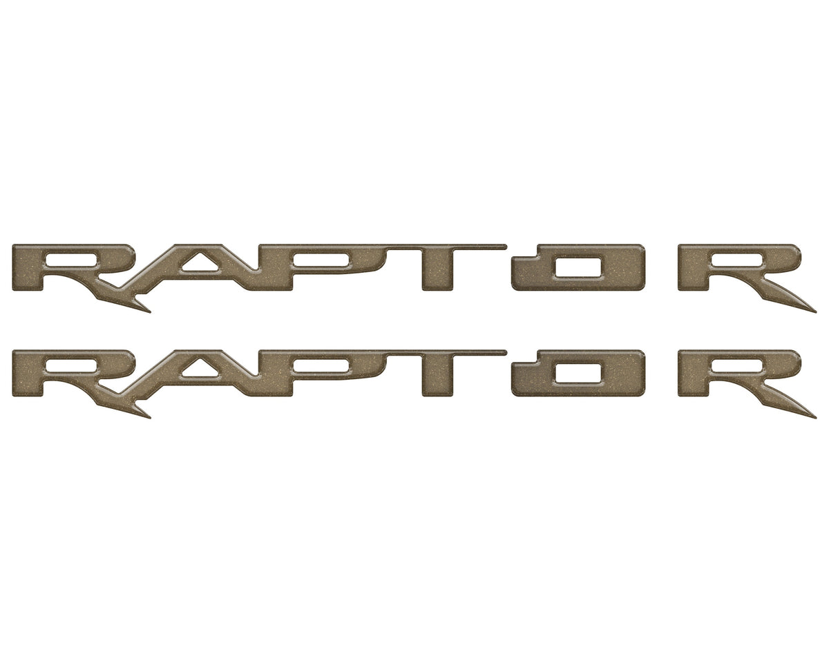 Running Board Emblem Overlays Fits 2017-2024 Ford F-150 Raptor