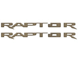 Running Board Emblem Overlays Fits 2017-2024 Ford F-150 Raptor