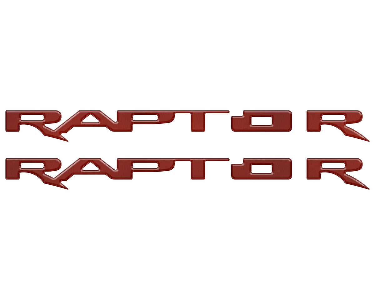 Running Board Emblem Overlays Fits 2017-2024 Ford F-150 Raptor