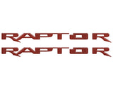 Running Board Emblem Overlays Fits 2017-2024 Ford F-150 Raptor