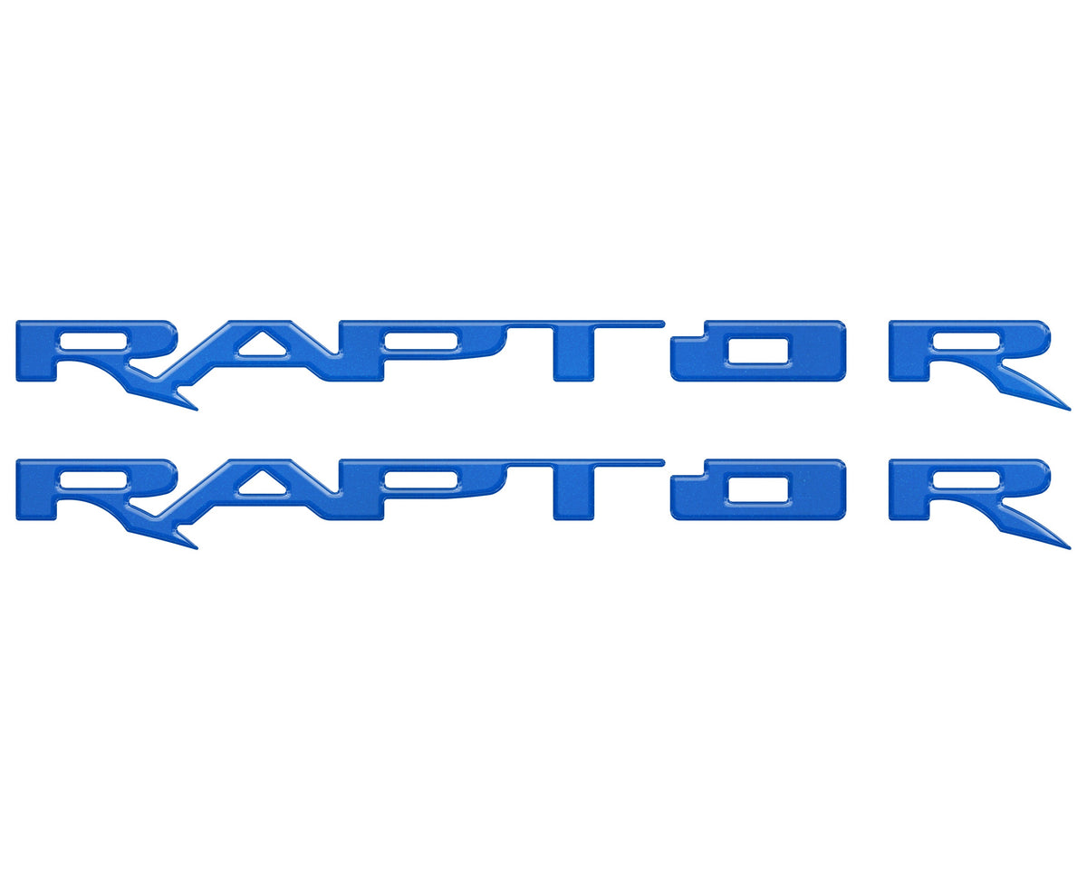 Running Board Emblem Overlays Fits 2017-2024 Ford F-150 Raptor