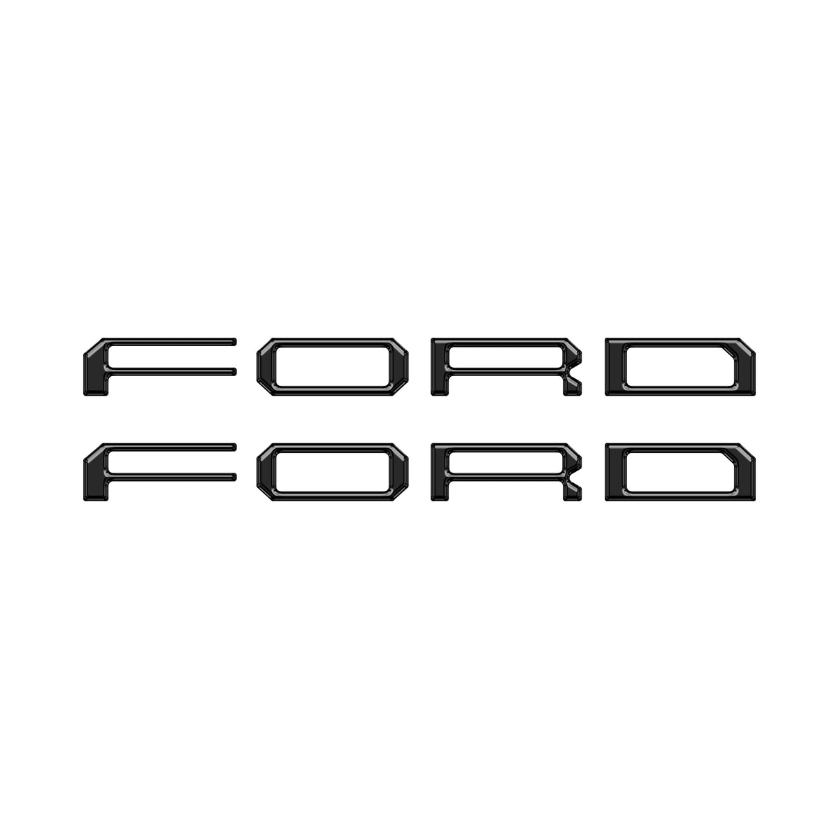 Tremor Running Board Letter Inserts Fits 2020-2027 Ford Super Duty Tremor