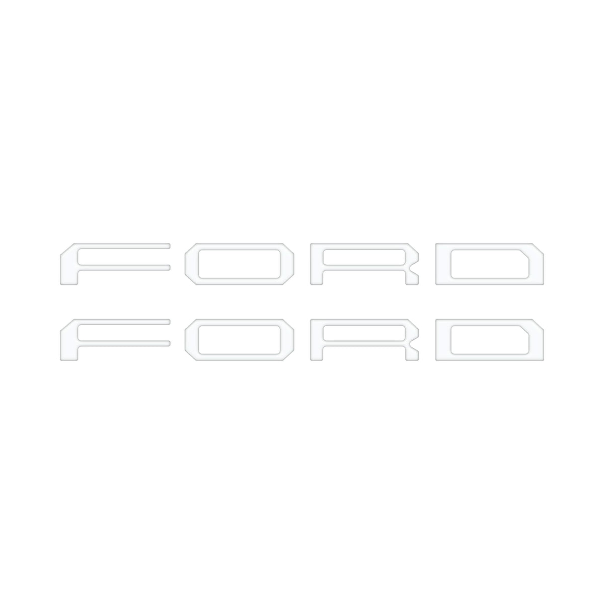 Tremor Running Board Letter Inserts Fits 2025-2027 Ford Expedition Tremor