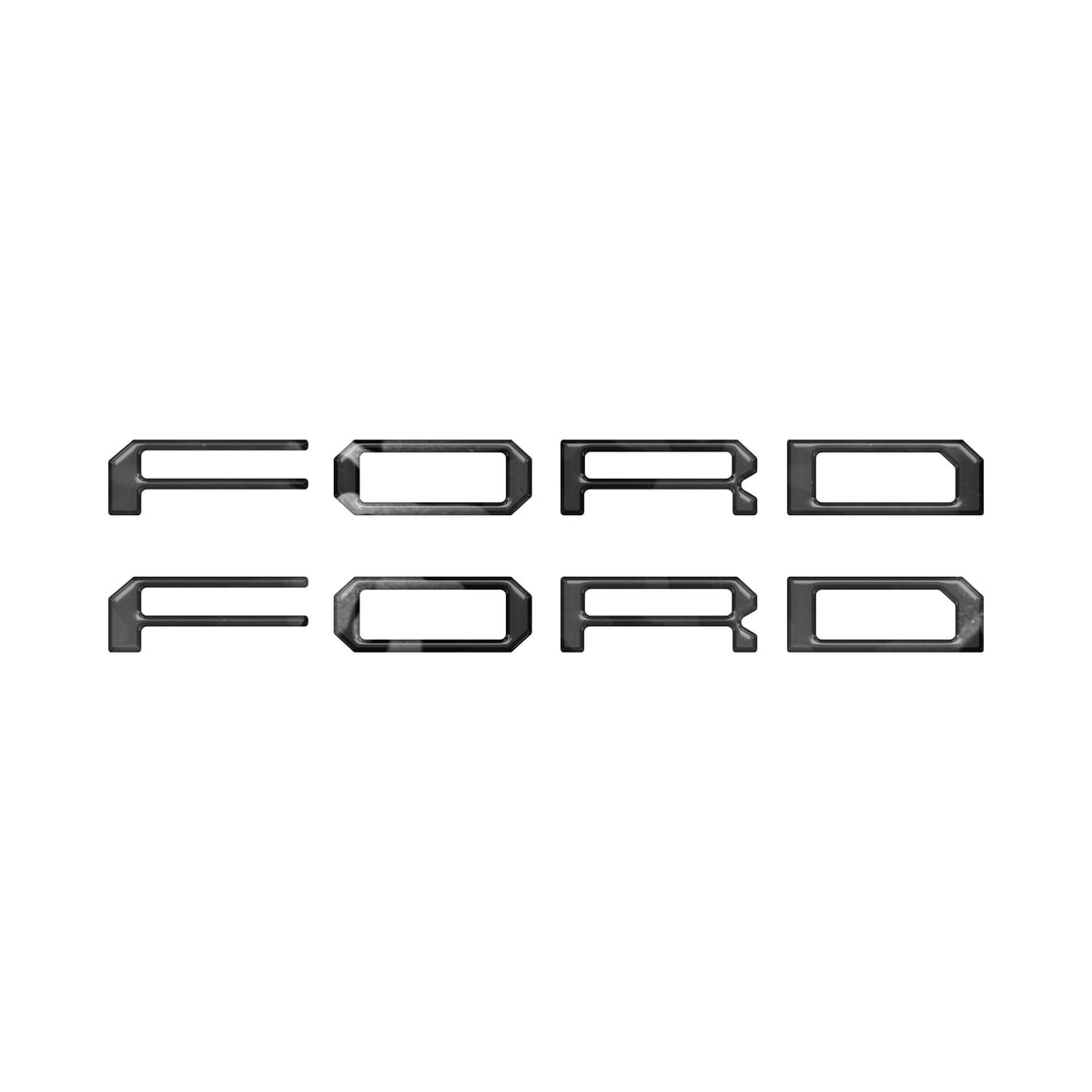 Tremor Running Board Letter Inserts Fits 2025-2027 Ford Expedition Tremor