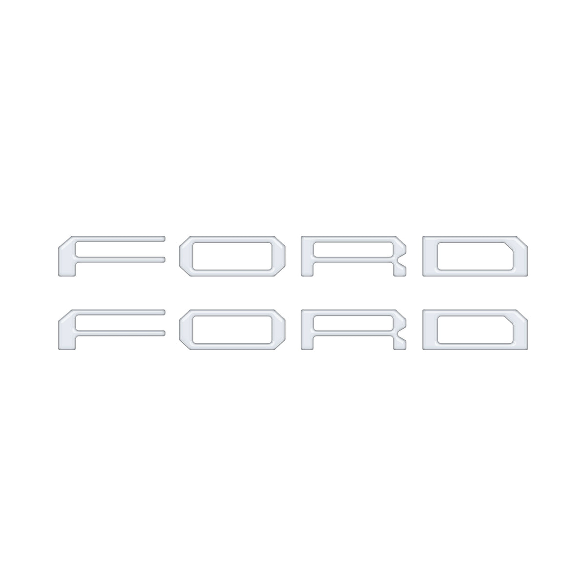 Tremor Running Board Letter Inserts Fits 2020-2027 Ford Super Duty Tremor
