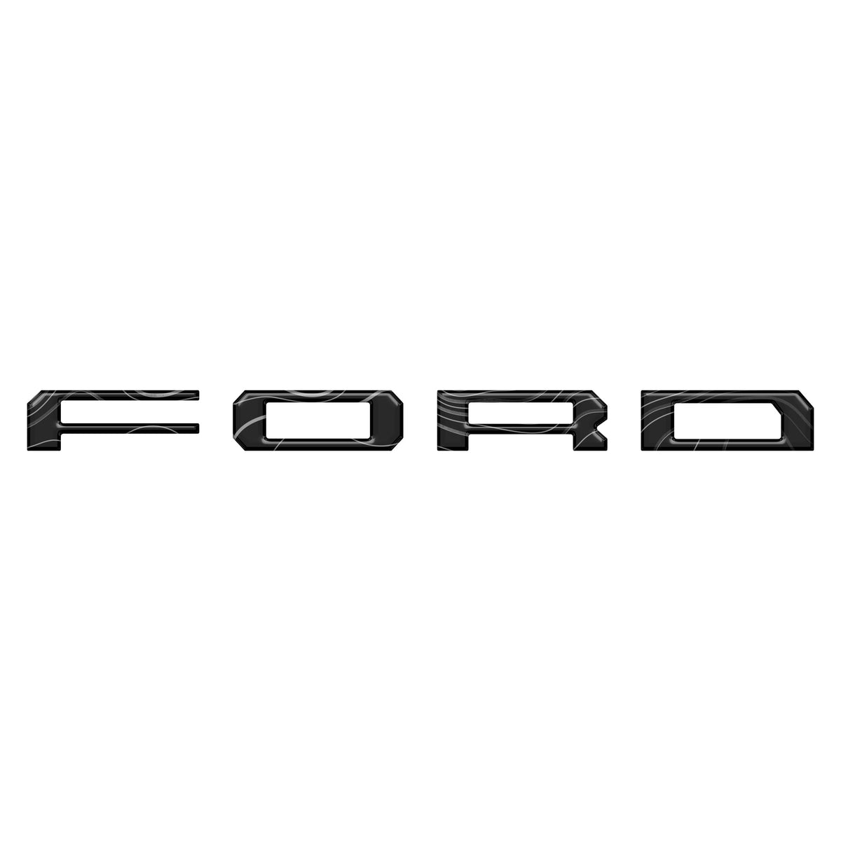 Inner Tailgate Letter Inserts Fits 2022-2027 Ford F-150 Lightning