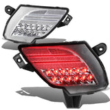 2013-2016 Mazda CX-5 LED Rear Brake Light Fog Lights - Chrome