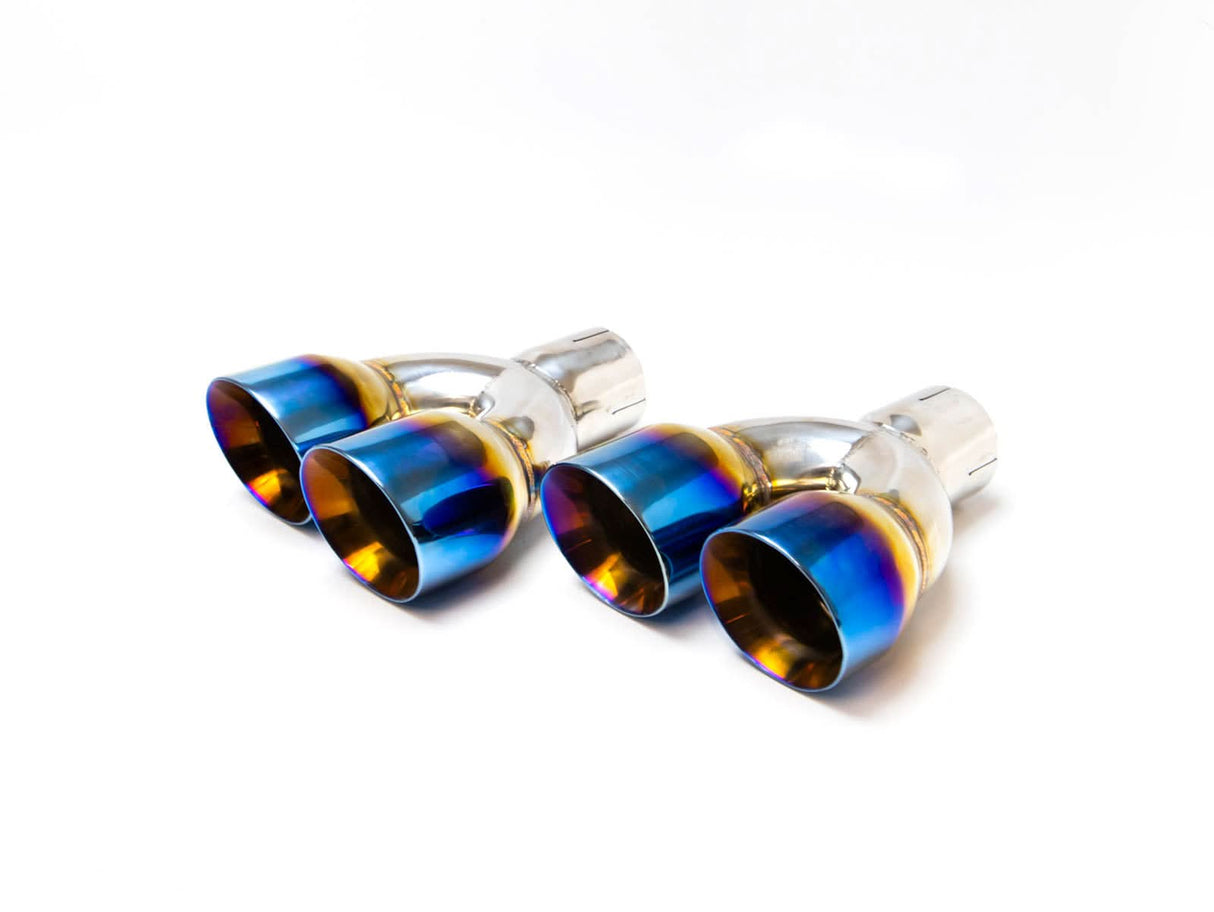 FactionFab Axle Back Exhaust Burnt Stainless Tip 2022+ WRX