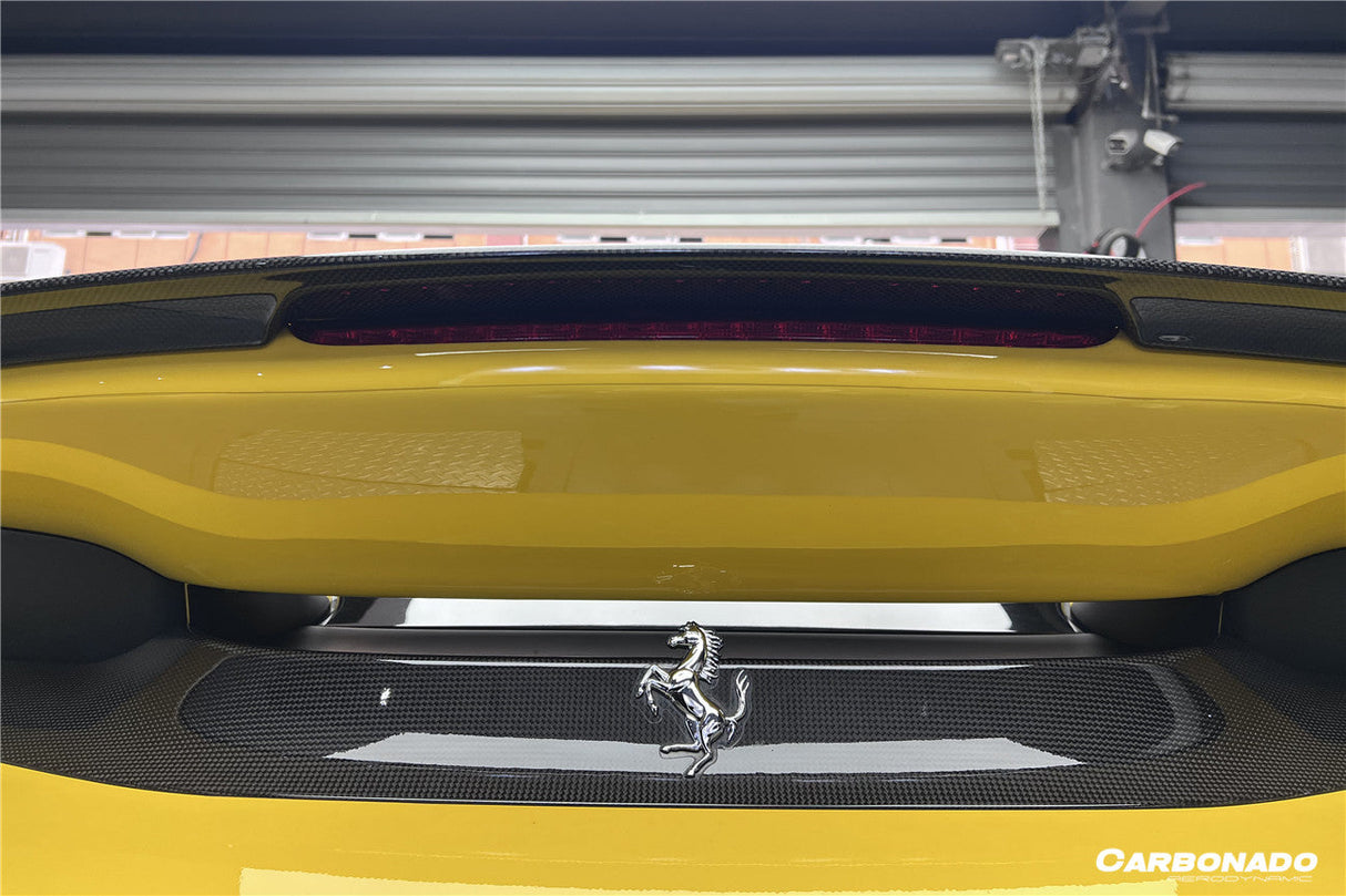 2018-2022 Ferrari 488 Pista NV Style Carbon Fiber Trunk Spoiler Wing