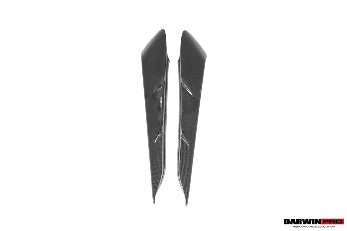 DarwinPRO 2022-2026 Ferrari 296 GTB & GTS Type F171 iMP Style Carbon Fiber Rear Bumper Trim