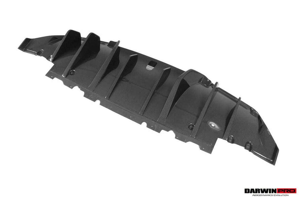 DarwinPRO 2022-2026 Ferrari 296 GTB & GTS Type F171 iMP Style Carbon Fiber Rear Diffuser With Undertray