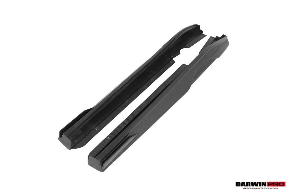 DarwinPRO 2022-2026 Ferrari 296 GTB & GTS Type F171 iMP Style Carbon Fiber Side Skirts