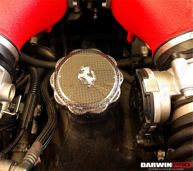 2010-2026 Ferrari (ALL MODELS) Autoclave Carbon Fiber Oil Cap cover