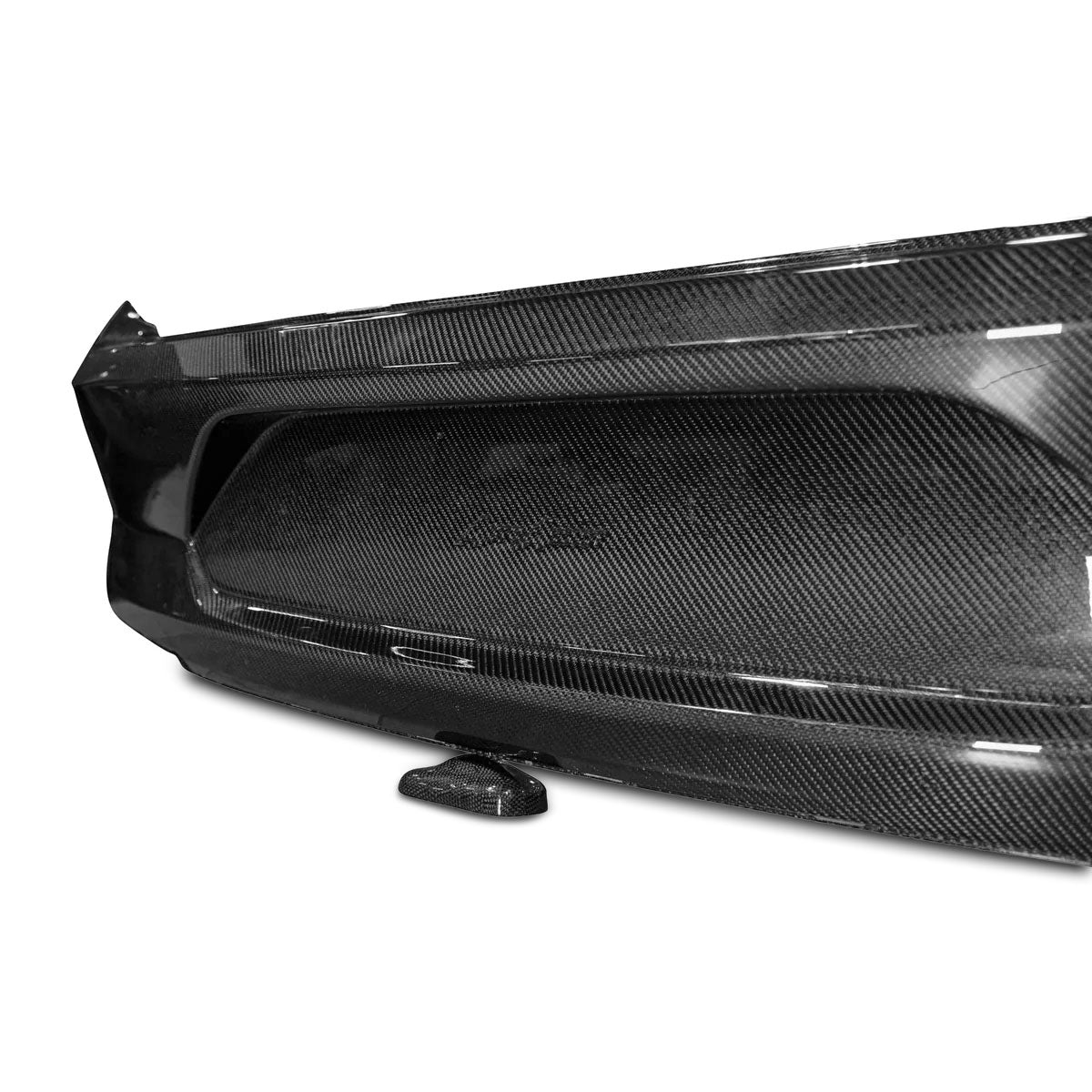 2015-2023 Ford Mustang GT500 Style Double Sided Full Carbon Fiber Track Package Rear Bumper Conversion