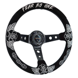 BW Rose Steering Wheel + Hub Adapter Kit For 96-06 Civic Prelude, S2000, Accord, RSX