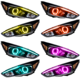 Ford Focus RS/ST Flow Series/Color Chasing DRL + Halo (2015-2017)