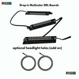Ford Mustang Multicolor Flow Series DRL Boards (2015-2017)