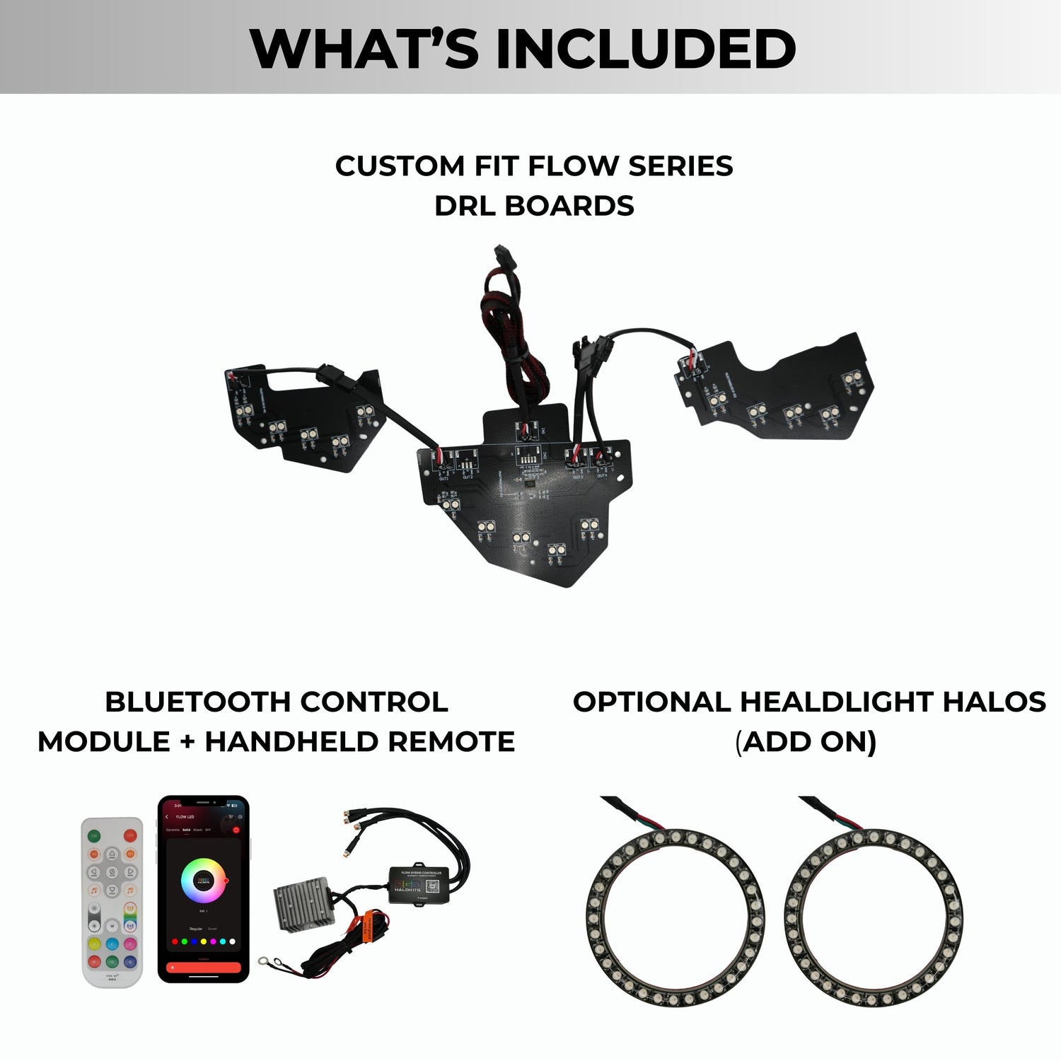Ford Mustang Flow Series DRL Boards (2018-2023)