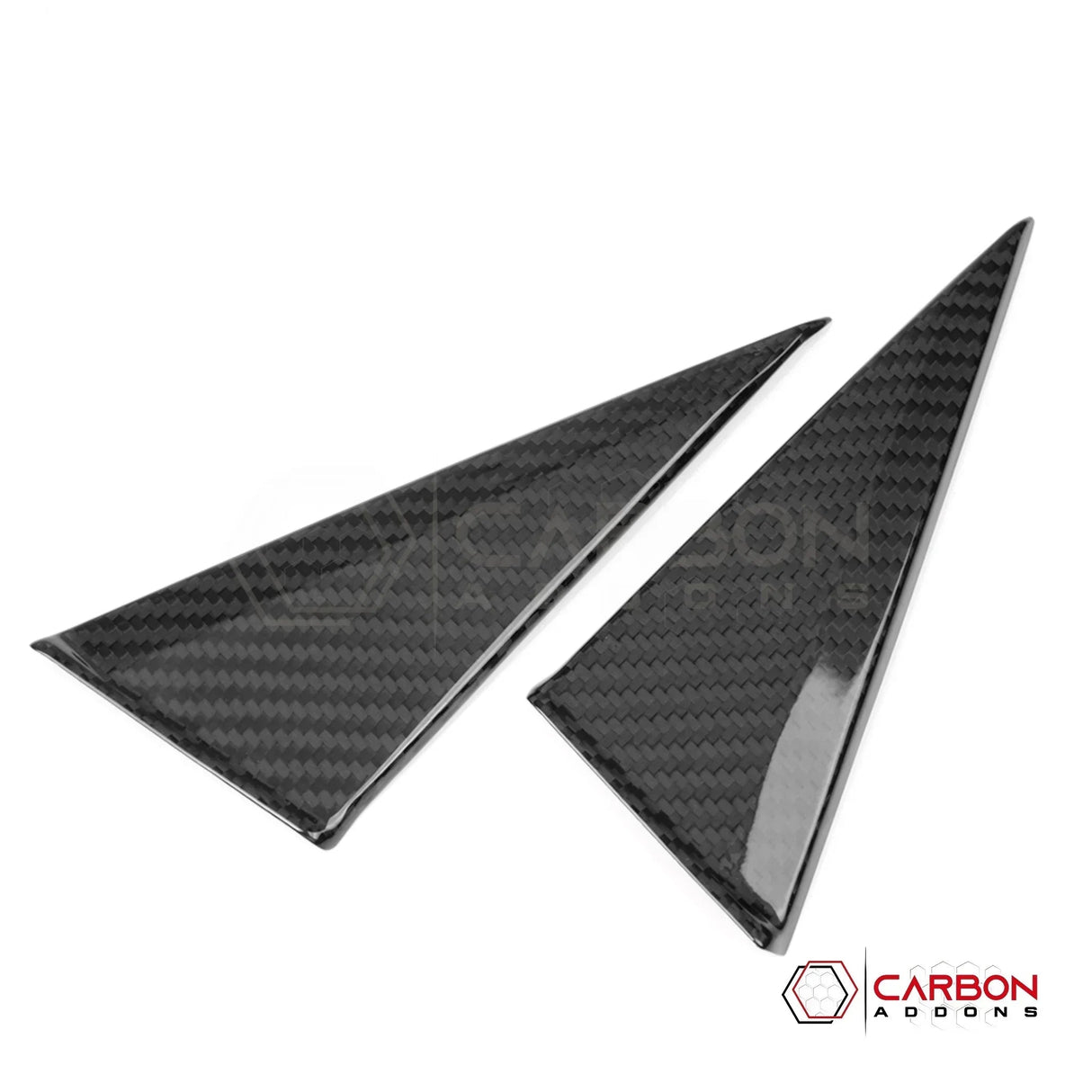 Real Carbon Fiber A-Pillar Exterior Trim Cover For Ford Bronco (2021–2025)