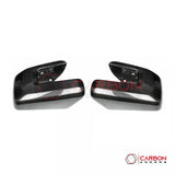 Direct Replacement Carbon Fiber Side View Mirror Caps for 2021+ Ford F-150