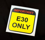 Warning Sticker Minimum Octane Rating (Pair) - Universal