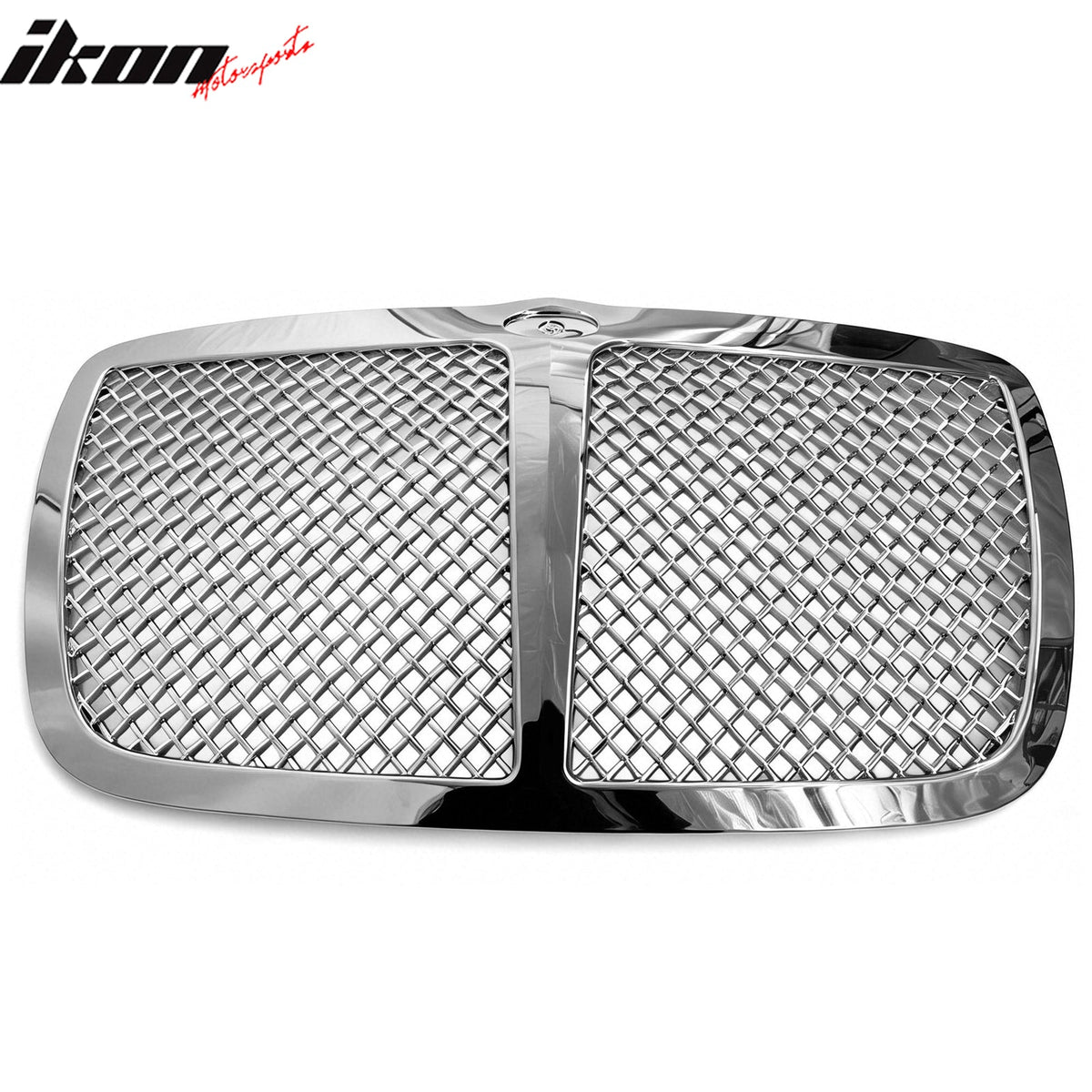 2005-2010 Chrysler 300C Chrome Mesh Style Front Bumper Upper Grille ABS Grill Replacement