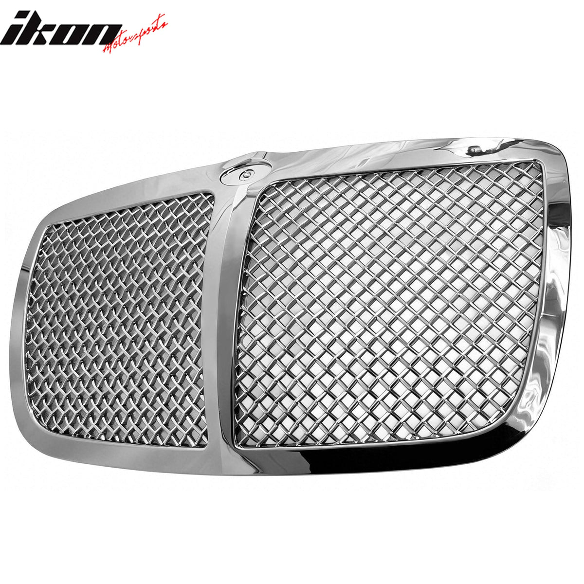 2005-2010 Chrysler 300C Chrome Mesh Style Front Bumper Upper Grille ABS Grill Replacement