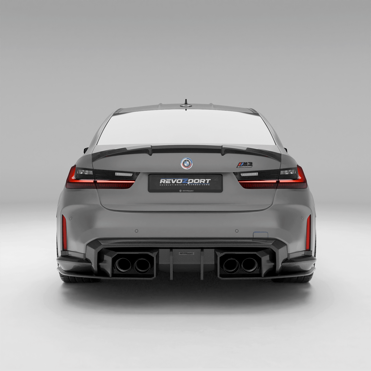 BMW M2 G87 / M3 G80 G81 / M4 G82 Stainless Steel Tailpipe-Black