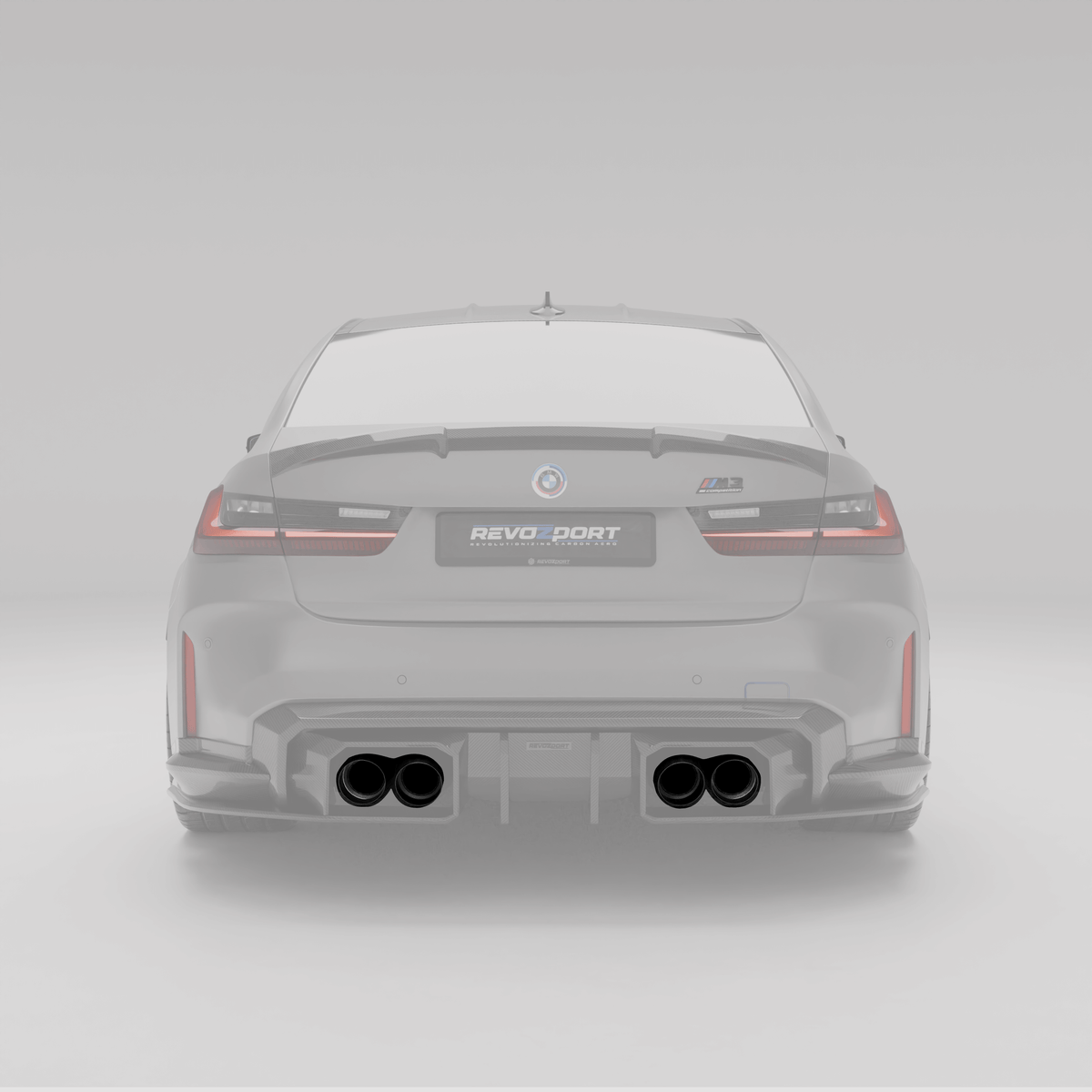 BMW M2 G87 / M3 G80 G81 / M4 G82 Stainless Steel Tailpipe-Black