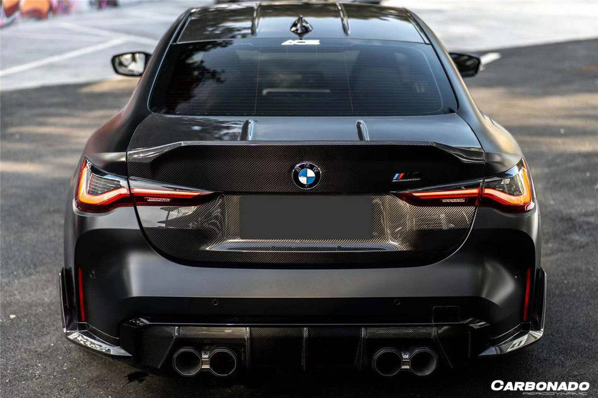 2021-UP BMW M4 G82 Coupe CS Style Dry Double Carbon Fiber Trunk