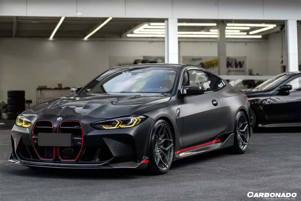 2021-UP BMW M3 G80 G81 M4 G82  G83 OD-C Style Dry Double Carbon Fiber Hood