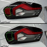 2023+ BMW G87 M2 Tail Light Side Marker Reflector Pre-cut Overlay Smoked