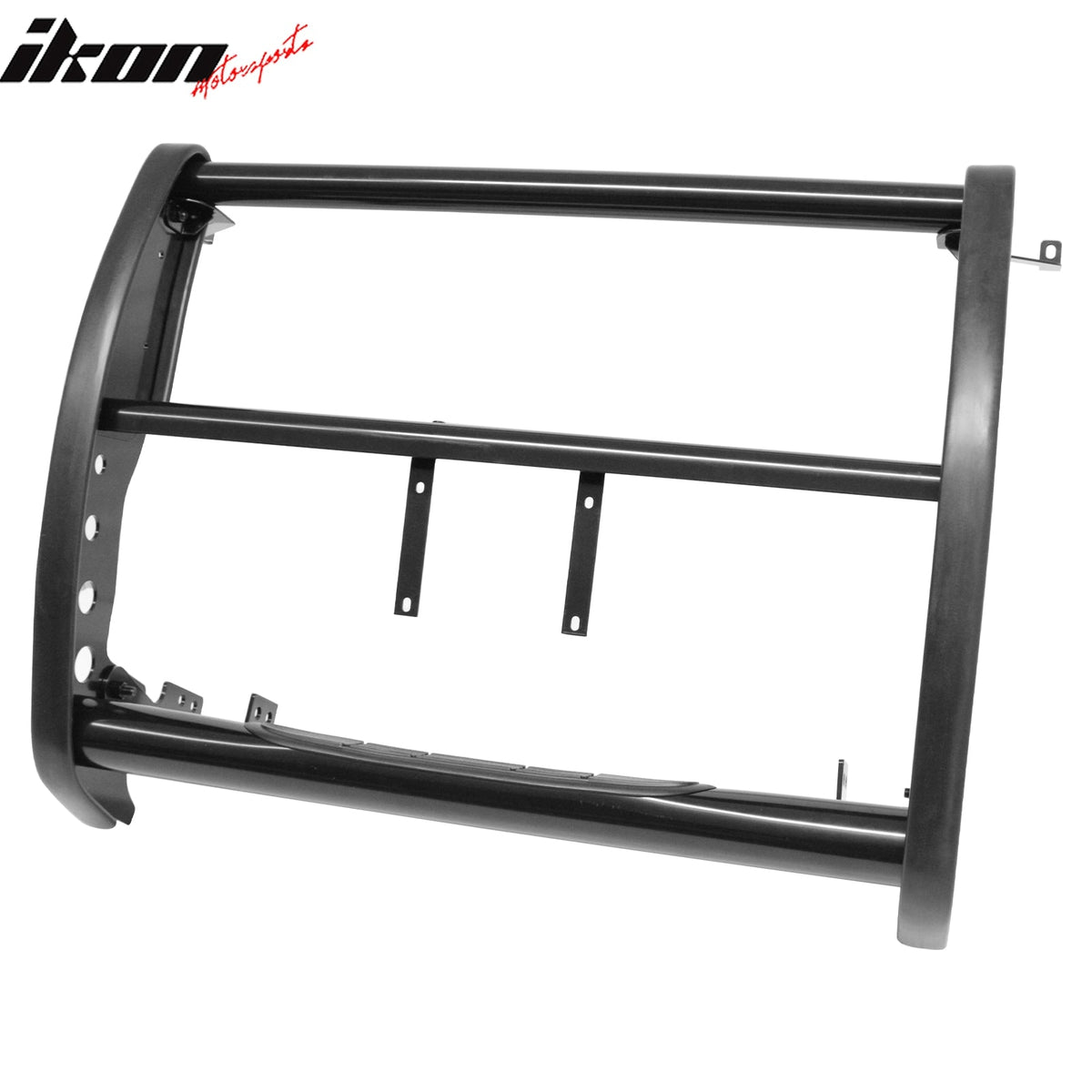 2007-2014 Chevrolet Chevy Avalanche & Tahoe & Suburban 1500 Bull Bar Push Bumper Grille Grill Brush Guard Exterior Auto Parts Heavy-Duty Black Steel