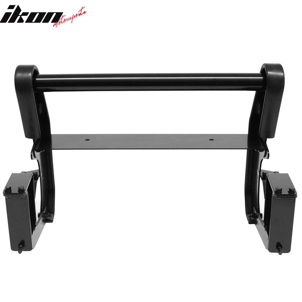 2003-2011 Ford Crown Victoria Bull Bar Push Bumper Grille Grill Brush Guard Exterior Auto Parts Front-End Protection Heavy-Duty Black Steel
