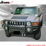 2003-2009 Hummer H3 H3T Bull Bar Front Brush Grille Stainless Steel