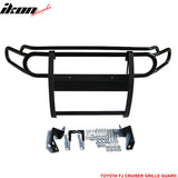 2007-2014 Toyota FJ Cruiser Black Front Grille Guard Stainless Steel