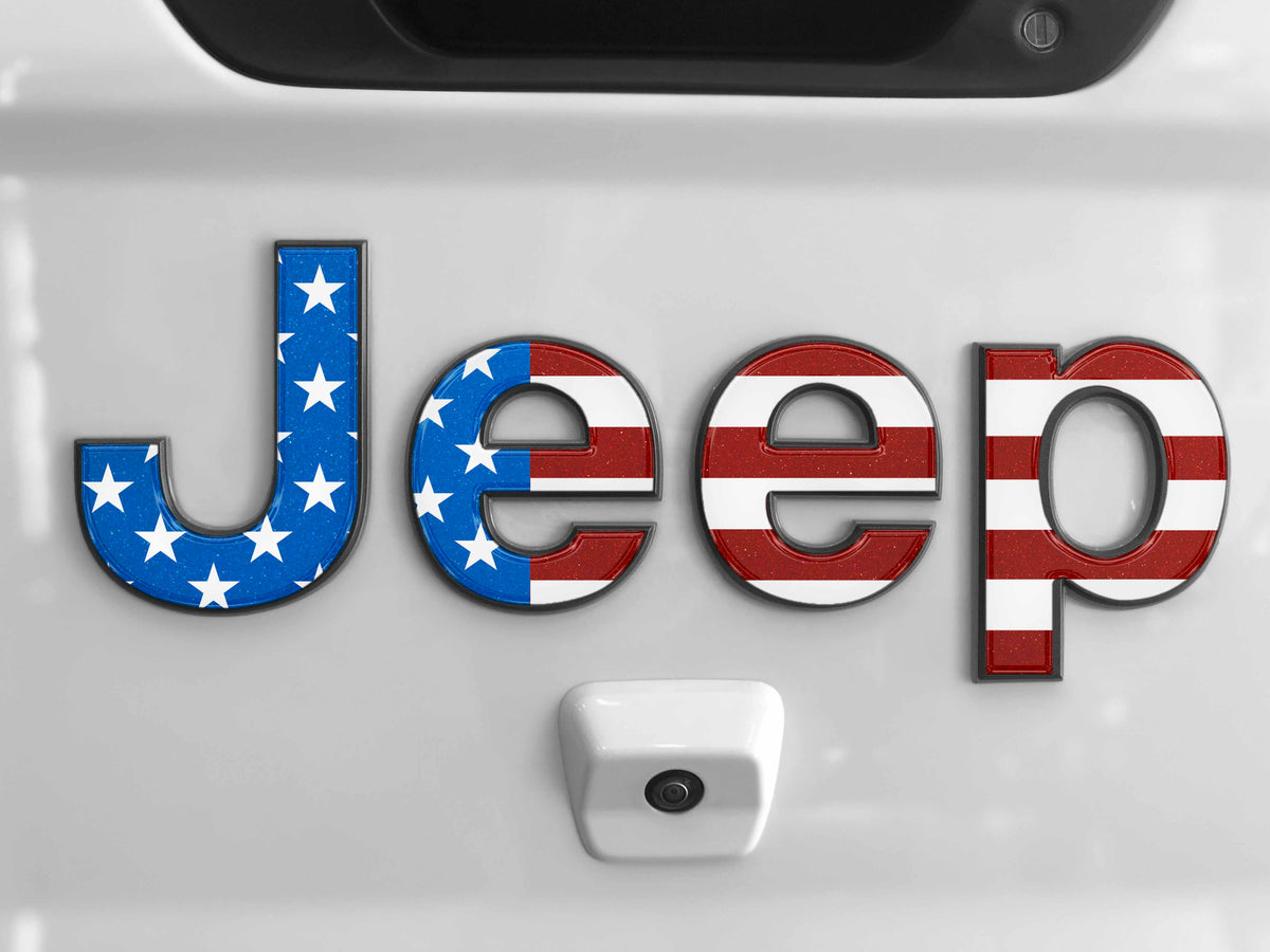 Tailgate Letter Overlays Fits 2019-2027 Jeep Gladiator