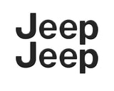 Driver & Passenger Side Emblem Overlays Fits 2019-2027 Jeep Gladiator