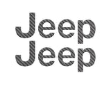 Driver & Passenger Side Emblem Overlays Fits 2019-2027 Jeep Gladiator