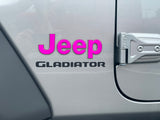 Driver & Passenger Side Emblem Overlays Fits 2019-2027 Jeep Gladiator