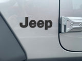 Driver & Passenger Side Letter Overlays Fits 2018-2027 Jeep Wrangler JL