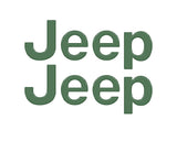 Driver & Passenger Side Letter Overlays Fits 2018-2027 Jeep Wrangler JL