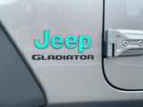 Driver & Passenger Side Emblem Overlays Fits 2019-2027 Jeep Gladiator