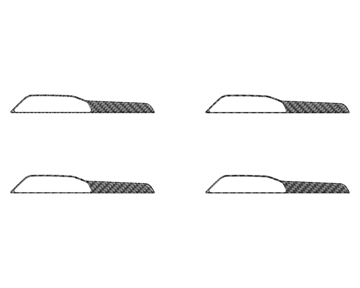 Hood Hinge Side Accent Overlays Fits 2019-2027 Jeep Gladiator