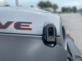 Hood Hinge Accent Overlays Fits 2019-2027 Jeep Gladiator