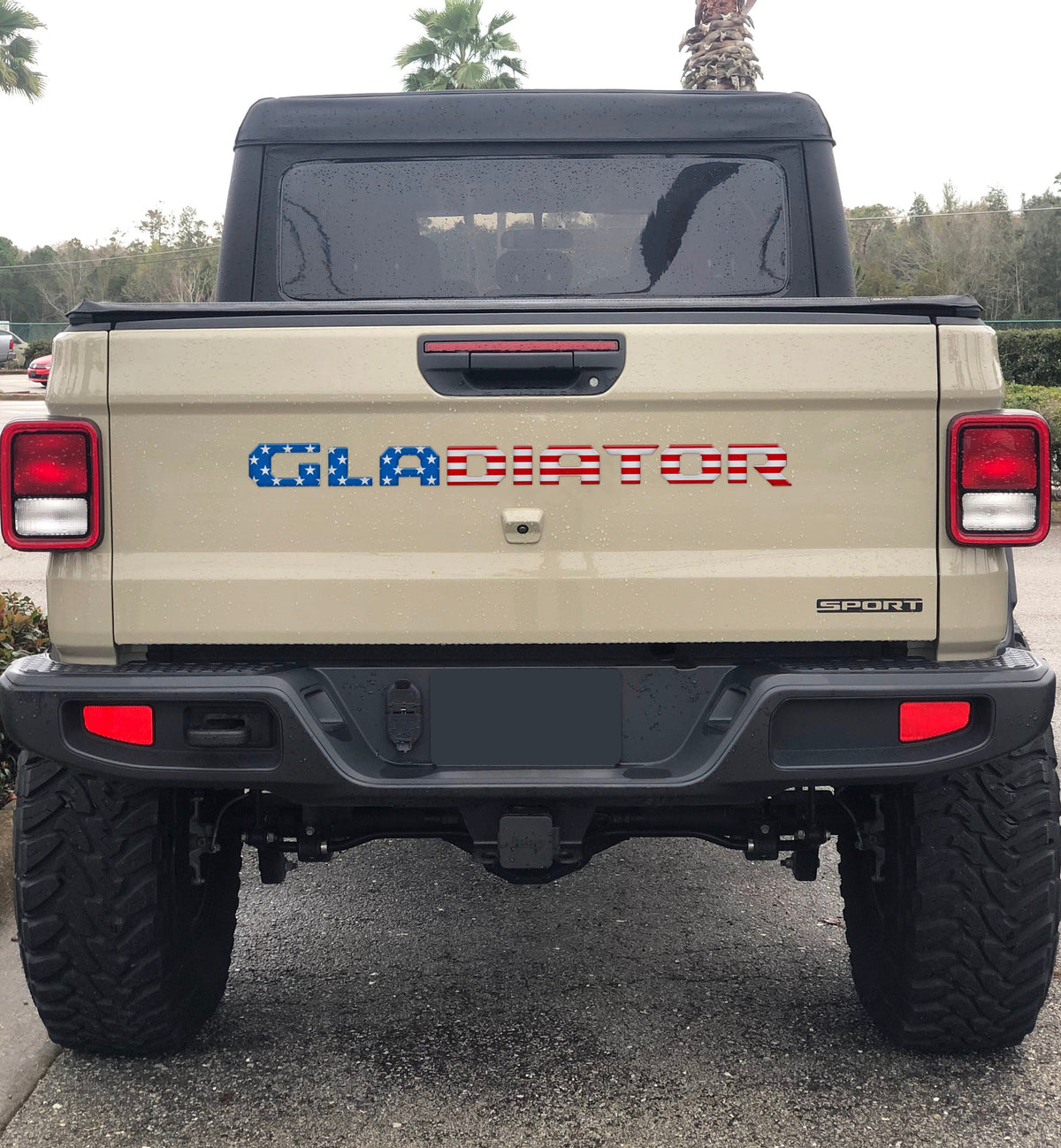 Tailgate Letter Replacement Overlays Fits 2020-2027 Jeep Gladiator
