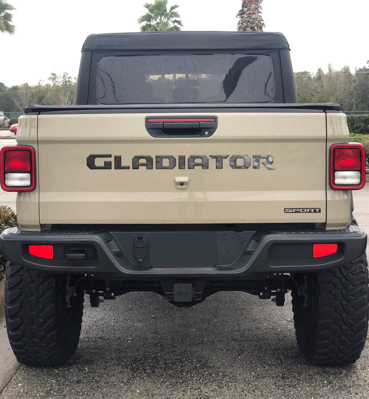 Tailgate Letter Replacement Overlays Fits 2020-2027 Jeep Gladiator