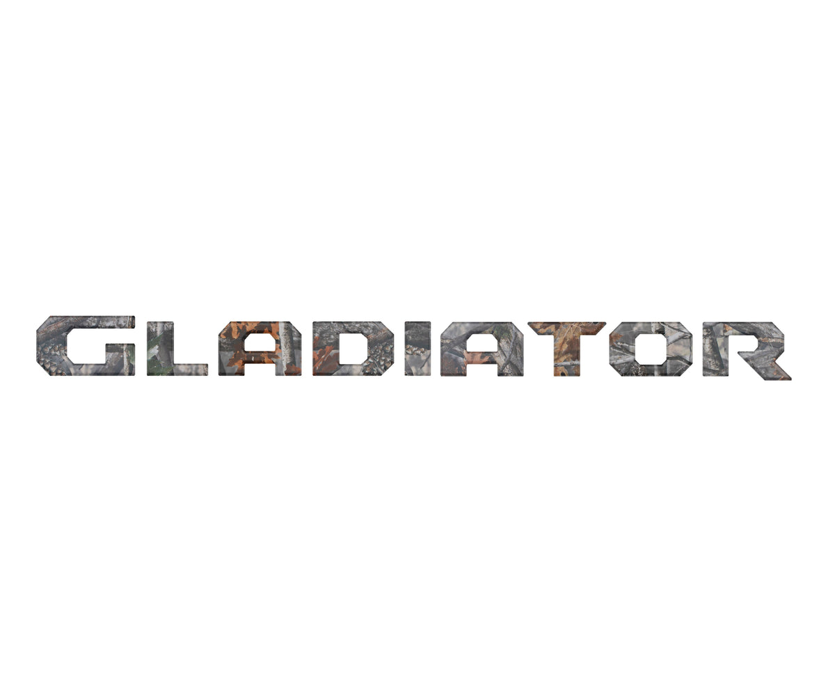 Raised Lettering Decal Fits 2020-2027 Jeep Gladiator