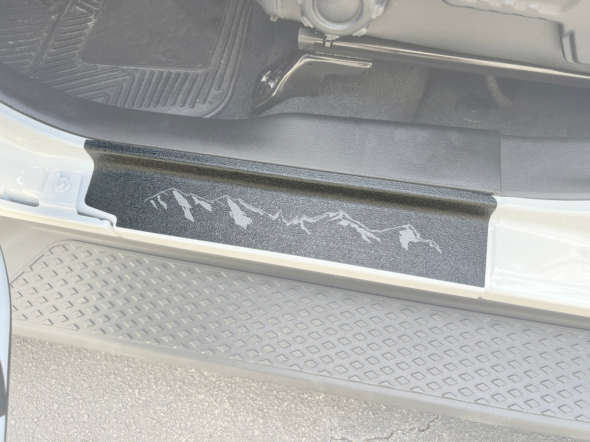 Textured Door Sill Protection Overlays Fits 2019-2027 Jeep Gladiator