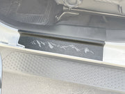 Textured Door Sill Protection Overlays Fits 2019-2027 Jeep Gladiator